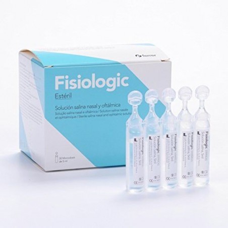 Ferrer Fisiologic Solución Salina Nasal y Oftálmica 30uds