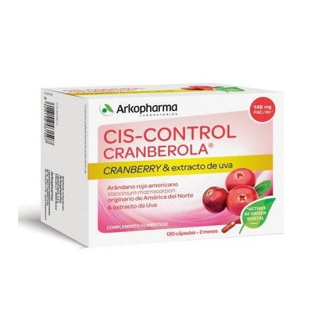 Arkopharma Cis-Control Cranberola 120 Cápsulas