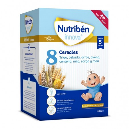 Nutribén Innova Papilla 8 Cereales 600 gr