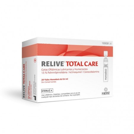 Relive Total Care Gotas Oft 0,4ml 20u