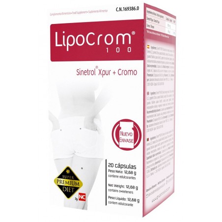 Lipocrom 100 Super Premium Diet 20 Cápsulas