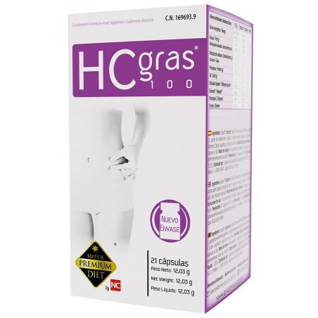 HC Gras 100 Super Premium Diet 21 Cápsulas