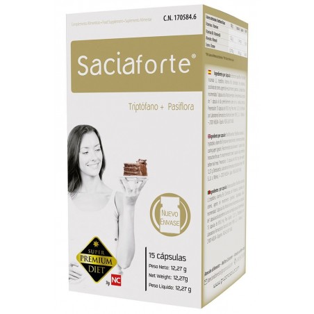 Saciaforte Super Premium Diet 15 Cápsulas