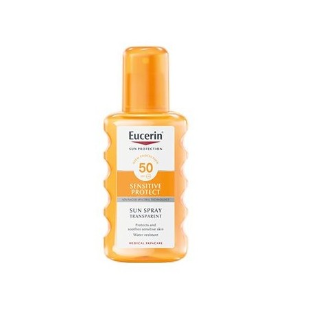 Eucerin Sun Spray Transparente Sensitive Protect SPF-50 200 ml