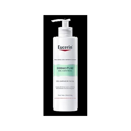 Eucerin Dermopure Oil Control Gel Limpiador Facial 400 ml