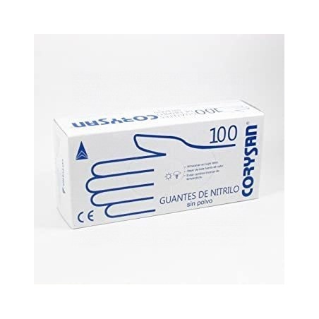 Corysan Guantes Nitrilo Talla Mediana 100uds