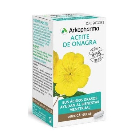 Arkopharma Arkocaps Aceite de Onagra 200 Cápsulas