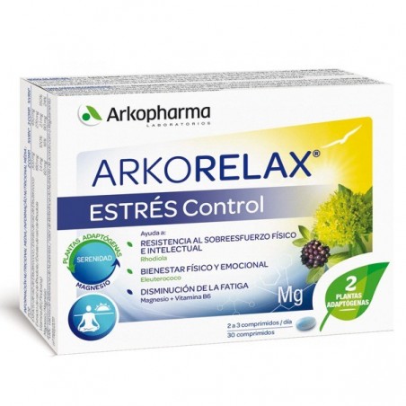 Arkorelax Estrés Control 30 Cápsulas