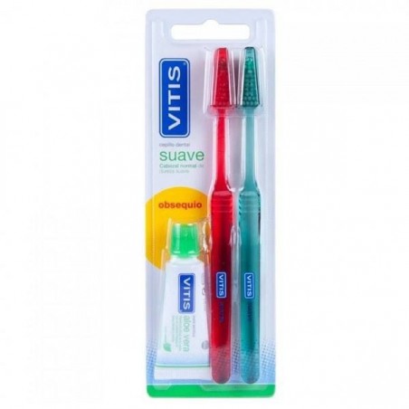 Vitis Cepillo Dental Suave Duplo