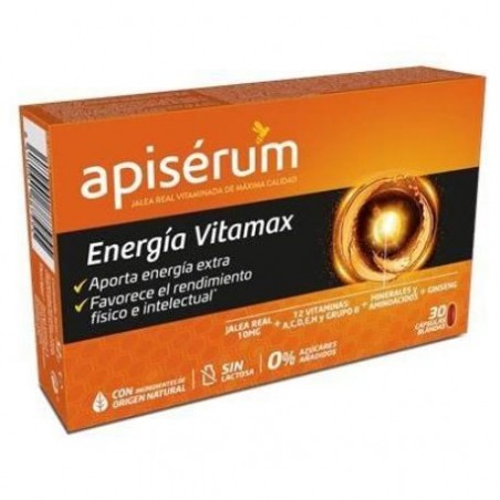 Apisérum Energía Vitamax 30 Cápsulas