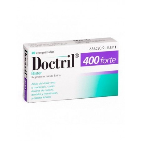 DOCTRIL FORTE 400 MG COMPRMIDOS RECUBIERTOS CON PELICULA, 20 comprimidos