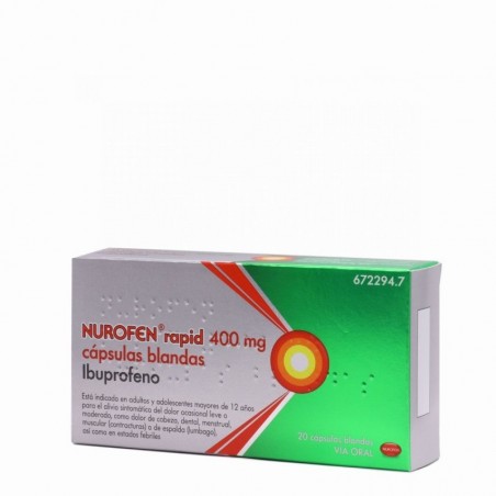 Nurofen Rapid 400mg 20 Cápsulas Blandas