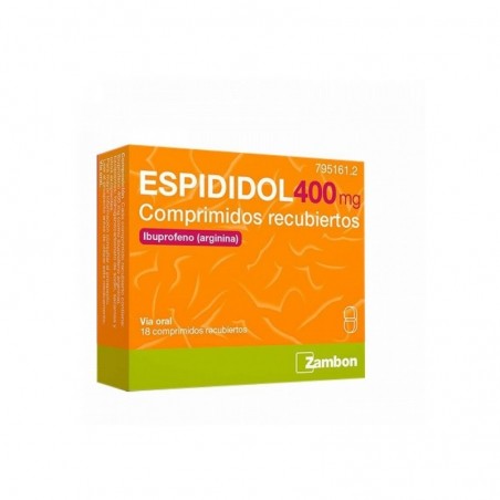 ESPIDIDOL 400MG 18 COMPRIMIDOS RECUBIERTOS