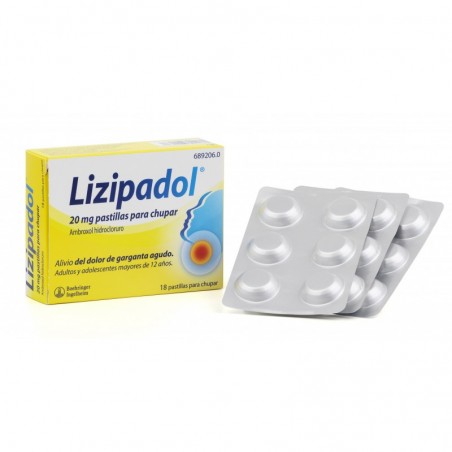 Lizipadol 20 Mg Pastillas para Chupar, 18 Pastillas