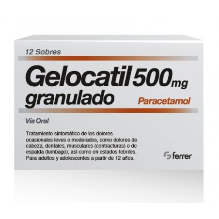 Gelocatil 500 Mg Granulado 12 Sobres