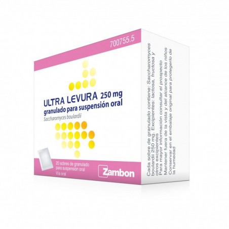 Ultra Levura 250 Mg 20 Granulado para Suspensión Oral