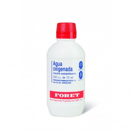 Agua Oxigenada Neutra Estabilizada Foret, 1 Frasco de 250 Ml