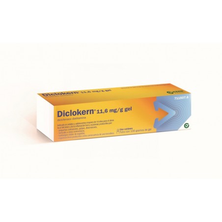 DICLOKERN 11,6 mg/g GEL,1 tubo de 100 g