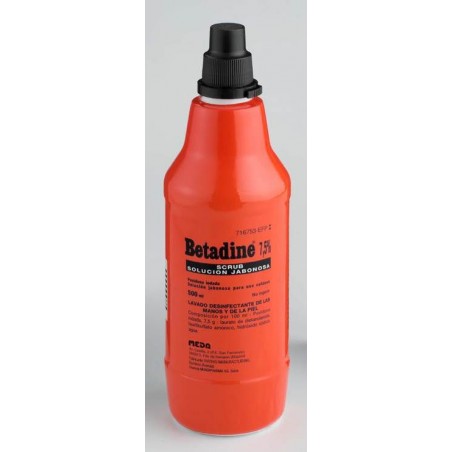 Betadine Scrub 7.5% Solución Jabonosa 500 Ml