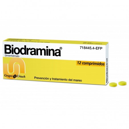 Biodramina 50 Mg 12 Comprimidos