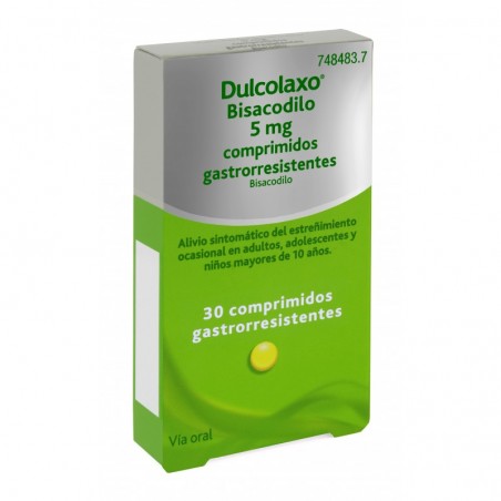 Dulco Laxo Bisacodilo 5 Mg 30 Comprimidos Gastrorresistente