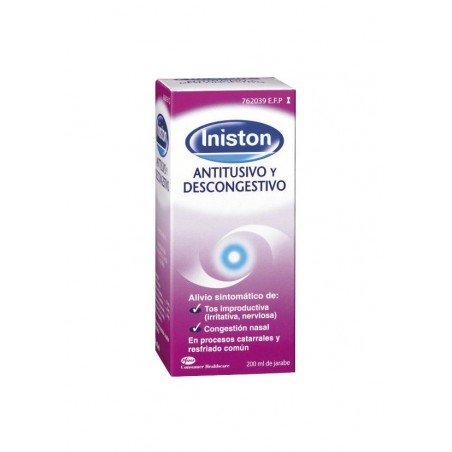 Iniston Antitusivo y Descongestivo Jarabe 200 Ml