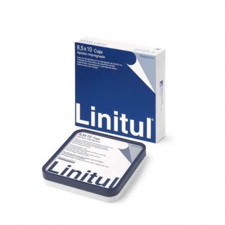 Linitul Aposito Impregnado, 20 Apósitos de 8,5 X 10 Cm