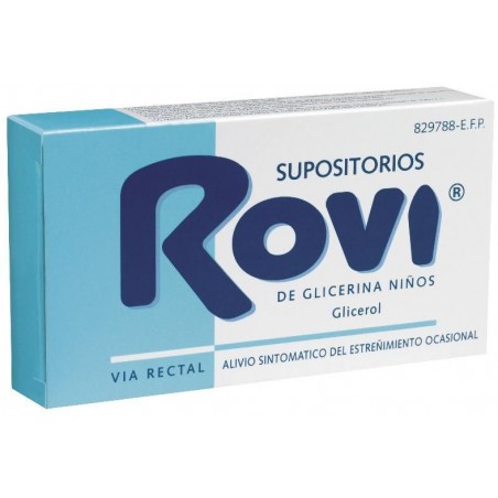 Supositorios de Glicerina Rovi Niños 15 Supositorios