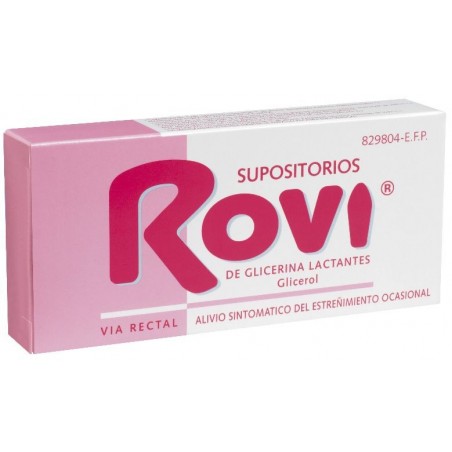 Supositorios de Glicerina Rovi Lactantes 10 Supositorios