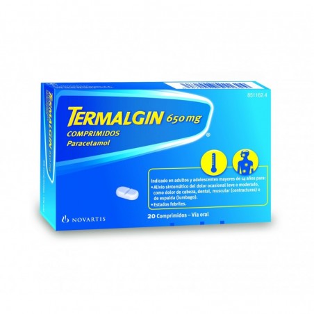 Termalgin 650 Mg 20 Comprimidos