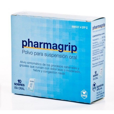 Pharmagrip Polvo para Suspensión Oral 10 Sobres