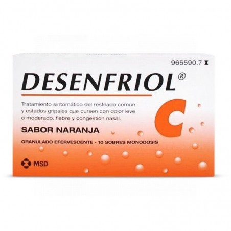 DESENFRIOL C GRANULADO EFERVESCENTE , 10 sobres