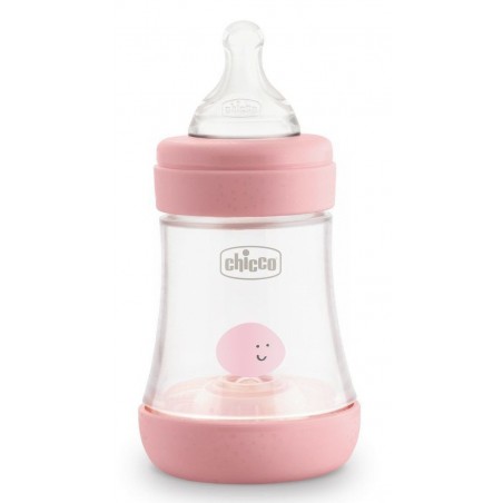 Chicco Biberón Perfect 5 Silicona 0m+ Rosa 150ml