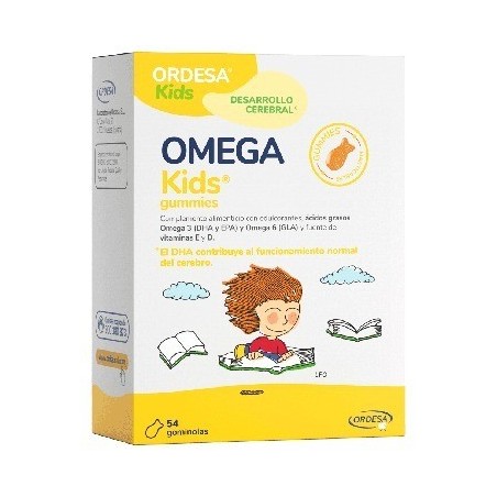 Omega Kids Gummies Masticables 54 uds