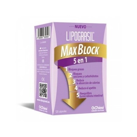 Lipograsil Max Block 5 en 1 120 Cápsulas