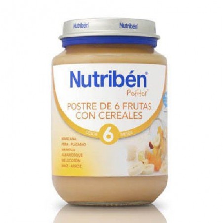 Nutribén Potito Junior 6 Frutas con Cereales 200gr