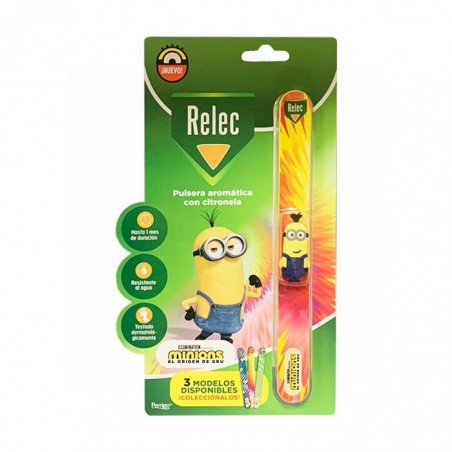 Relec Pulsera Aromática Minion Color Amarillo 1ud