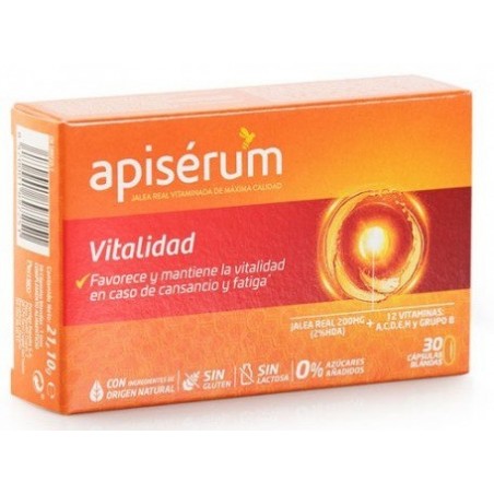 Apisérum Vitalidad 30 Cápsulas