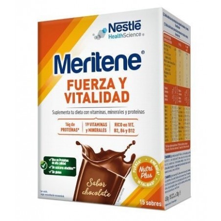 Meritene Batido Chocolate 15 sobres 30 gr