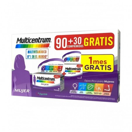 Multicentrum Mujer Pack 90 + 30 Comprimidos