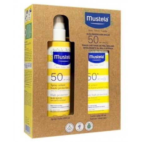 Mustela Pack Spray 200ml + Crema Solar 40ml SPF50+