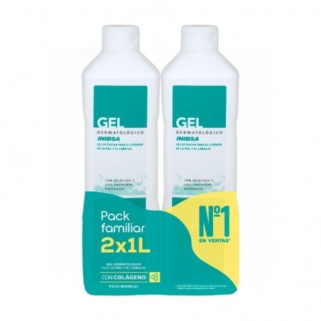 Inibsa Pack Familiar Gel Dermatológico 2 x 1000ml