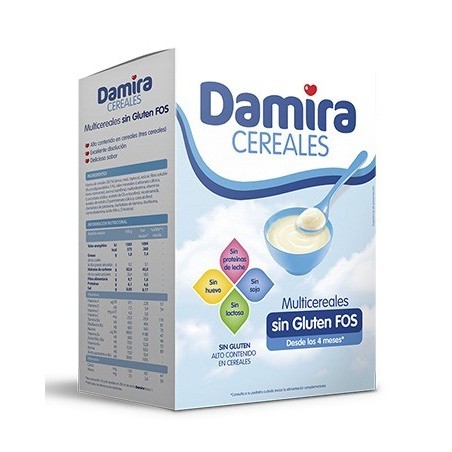 Damira Multicereales FOS Sin Gluten 600 gr