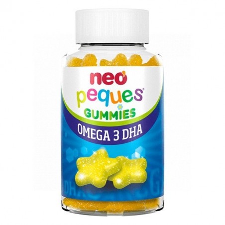 Neo Peques Gummies Omega-3 Dha 30 Caramelos Masticables Sabor Limón