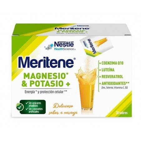 Meritene Magnesio y Potasio Regeneris 20 Sobres