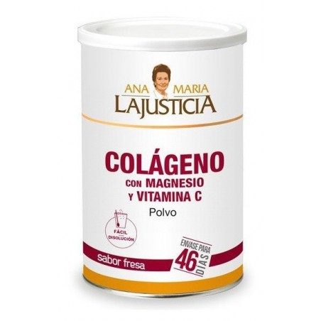 Lajusticia Colágeno con Magnesio + Vitamina C Sabor Fresa 350gr