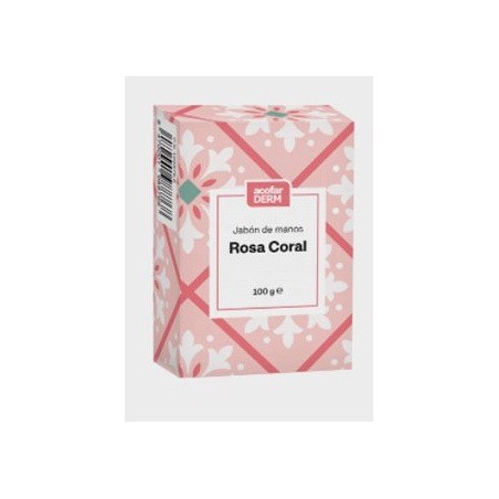 Acofarderm Pastilla Jabón de Manos Rosa Coral 100gr