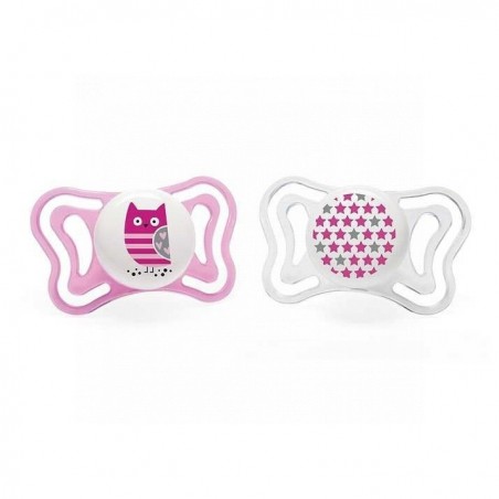 Chicco Chupete Physio Light Orto Rosa 6-16M