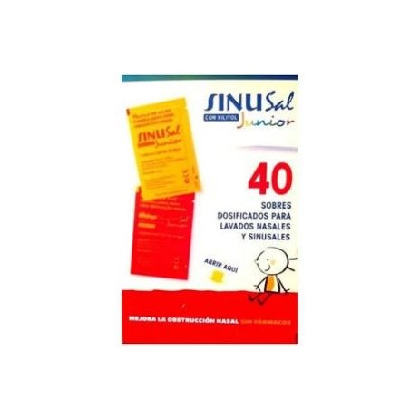 Sinusal XL Junior Sales Limpieza Nasal 2.5 Gr 40 Sobres