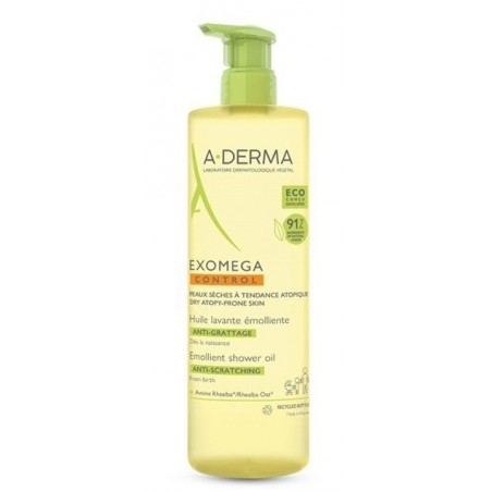 A-Derma Exomega Control Aceite Limpiador Emoliente Eco 1 Envase 750 ml